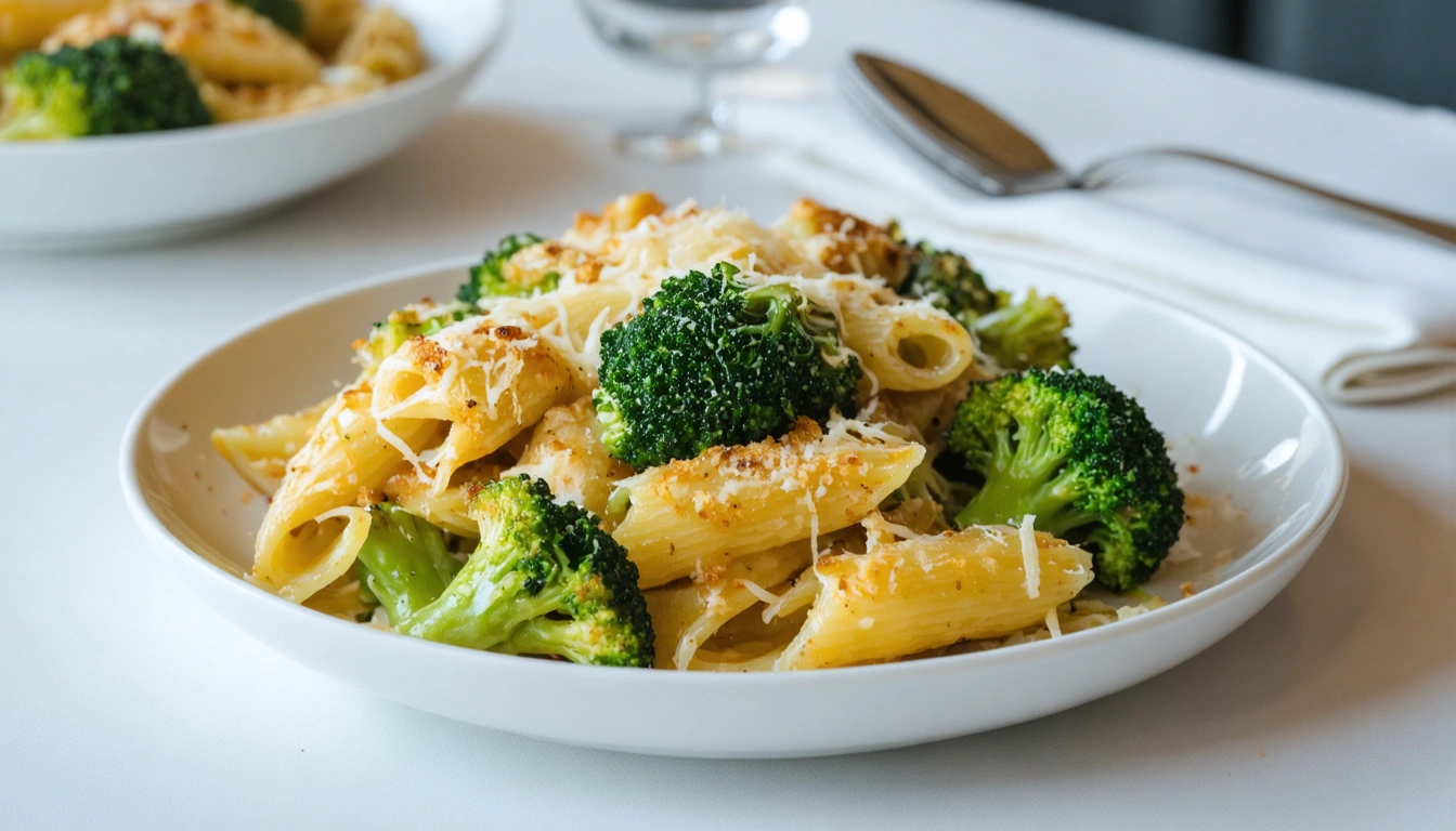 Pasta al forno con broccoli